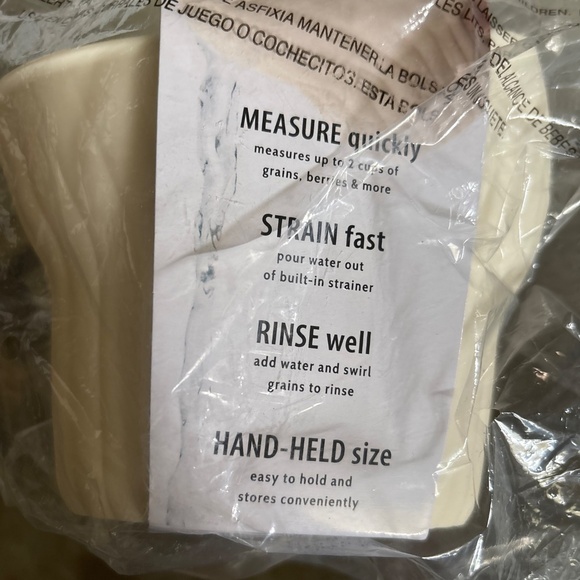 Talisman designs 2-in-1 measure rinse & strain strainer bpa-free fda safe - Picture 4 of 6